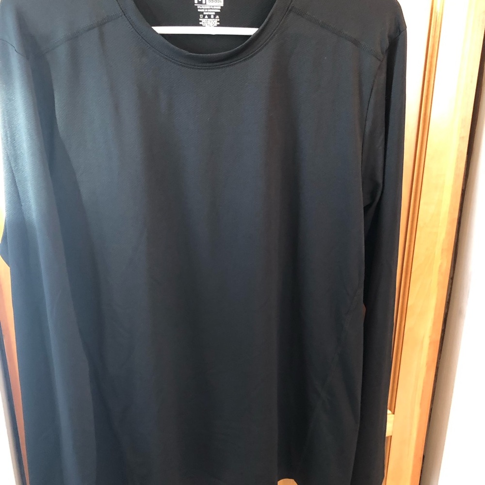 adidas Men's Climacool Black Long Sleeve Tee